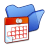Folder-blue-scheduled-tasks icon