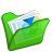 Folder-green-mypictures icon