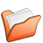 Folder-orange-mydocuments icon