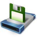 Drive-disk icon