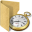 Folder clock icon