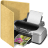 Folder-printer icon