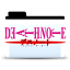 Deathnote text white icon