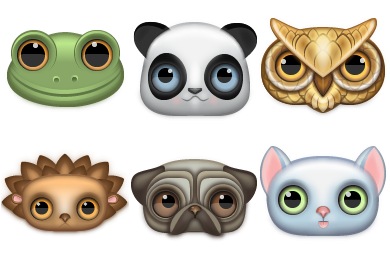 Zoom Eyed Creatures Icons