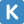 Letter K icon