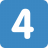 Number-4 icon