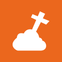 Halloween Cloud Cross icon