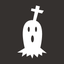 Halloween-Ghost-Cross icon