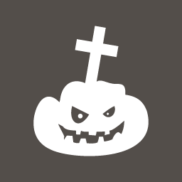 Halloween Pumpkin Cross icon