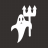 Halloween Ghost Trident icon