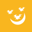 Halloween Bat Moon Half icon
