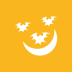 Halloween-Bat-Moon-Half icon