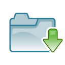 Folder download icon