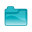 Folder cyan icon