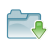 Folder-download icon