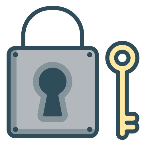 Key-lock icon