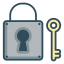 Key lock icon