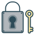 Key-lock icon
