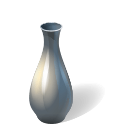 Vase full icon