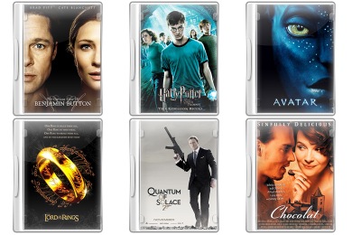 Movie DVD Cases Icons