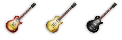 Les Paul Electric Guitar Icons