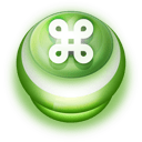 Button Green Commandkey icon