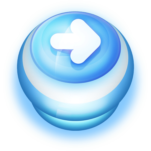 Button Blue Arrow Right Icon | Pushdown Buttons Iconset | Wackypixel