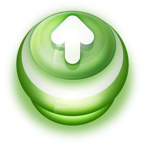 Button-Green-Arrow-Up icon