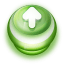 Button Green Arrow Up icon