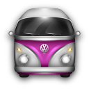 VW-Bulli-Purple-White icon