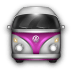 VW-Bulli-Purple-White icon