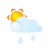 Sun-lightcloud-rain icon