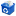 Trash blue full icon