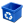 Trash-blue-empty icon