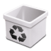 Trash-milk-empty icon