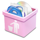 Pink-trash-full icon