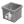 Grey trash empty icon