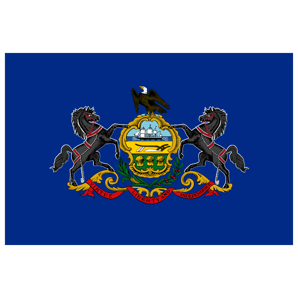 US PA Pennsylvania Flag Icon | Public Domain World Flags Iconset ...