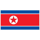 KP North Korea Flag icon