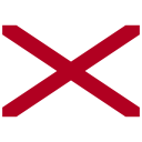 US AL Alabama Flag icon