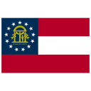 US GA Georgia Flag icon