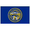 US NE Nebraska Flag icon
