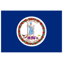 US VA Virginia Flag icon