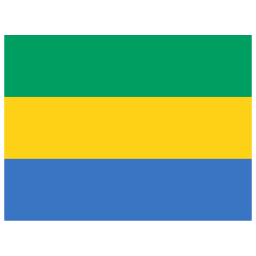 GA Gabon Flag Icon | Public Domain World Flags Iconset | Wikipedia Authors