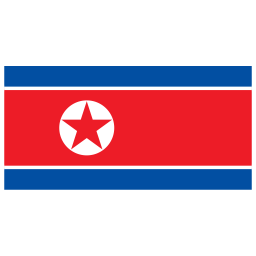KP North Korea Flag icon