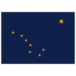 US AK Alaska Flag icon
