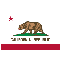 US CA California Flag icon