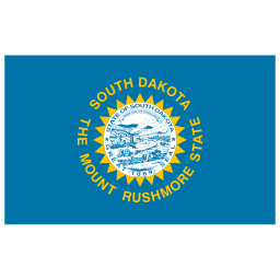 US SD South Dakota Flag icon