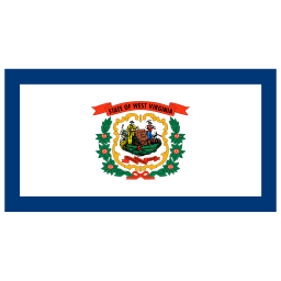 US WV West Virginia Flag icon