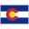 US CO Colorado Flag icon